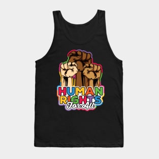 Human Rights For All Peace Love Equality Diversity Tank Top